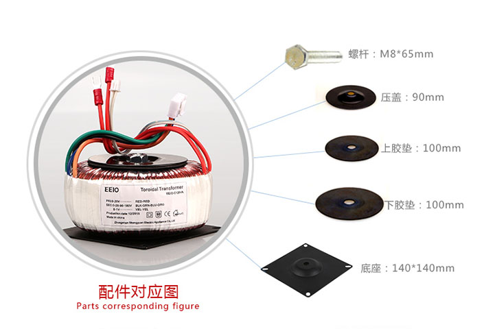圣元環(huán)形變壓器配件對應圖
